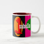 Isabella Personalised Name Mug<br><div class="desc">Isabella has Italian origins. It means "dedicated to God". (In "Italian" it translates to "Is-a-beauty".) This personalised mug is a great gift for the Isabella in your life. You can customise the text to account for variations in spelling and derivatives (e.g., Isabel (Spanish), Isabelle (French), Isabeau (French)).</div>