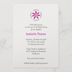 Isabella Reese Custom Invitation