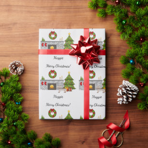 Isabella & Tan Smooth Coat Dachshund - Christmas Wrapping Paper