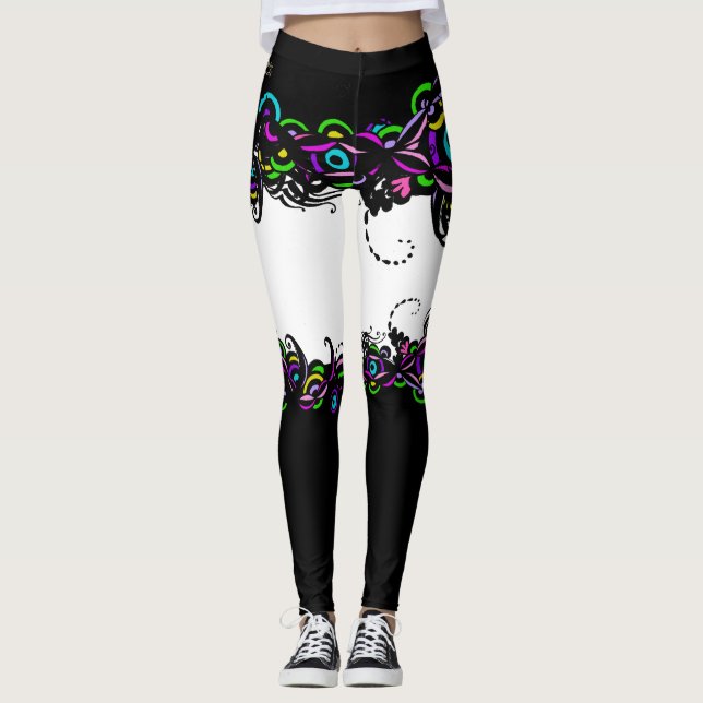 Isabella White Leggings (Front)