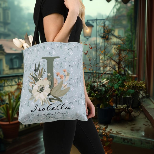 Isabella's Timeless Bloom - Boho Floral Monogram Crossbody Bag (Creator Uploaded)