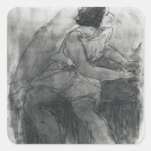 Isadora Duncan Square Sticker