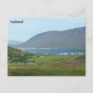 Ísafjörður, Vestfirðir, Iceland Postcard
