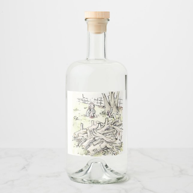 Isago Liquor Bottle Label (Front)