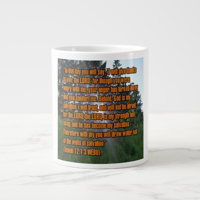 Isaiah 12:1-3 WEBU Mug (Front)