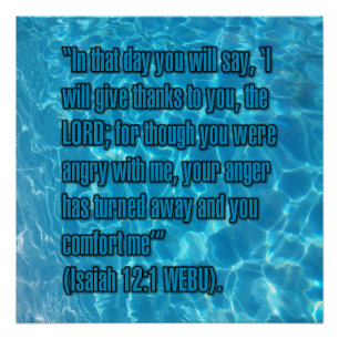 Isaiah 12:1 WEBU Poster