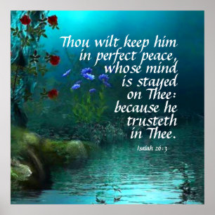 Isaiah 26:3  poster