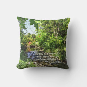 Isaiah 33:21 cushion