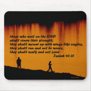 Isaiah 40:31 2011 mouse pad