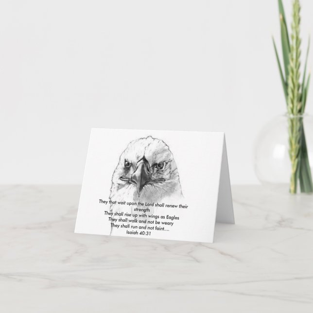 Isaiah 40:31 card (Front)