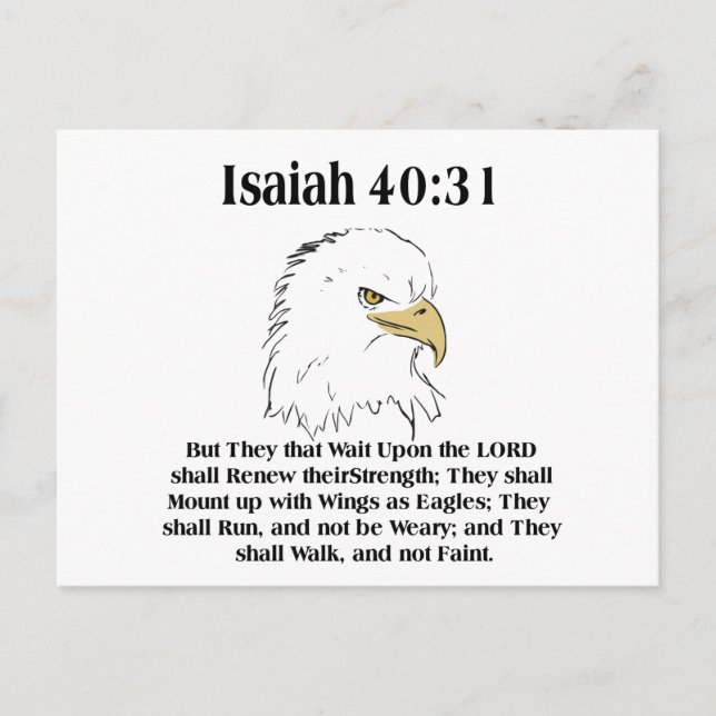 Isaiah 40:31 Card (Front)