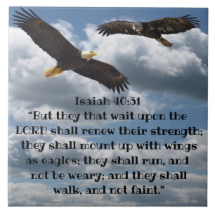 ISAIAH 40:31 CERAMIC TILE