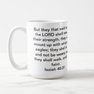 Isaiah 40:31 coffee mug