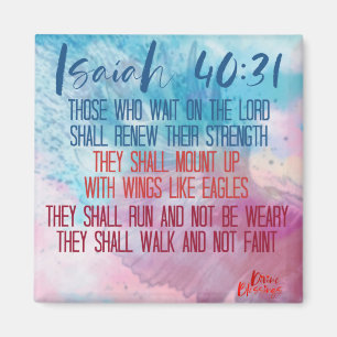 Isaiah 40:31 magnet