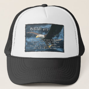 ISAIAH 40:31 Mount up with wings as EAGLES Trucker Hat