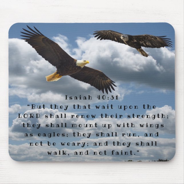 ISAIAH 40:31 MOUSE PAD (Front)