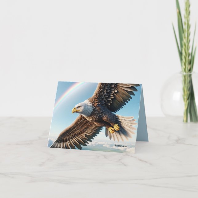 Isaiah 40:31 note card (Front)