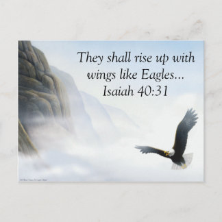Isaiah 40:31 postcard