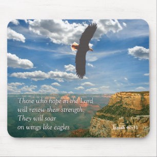 Isaiah 40:31 Scripture Mousepad
