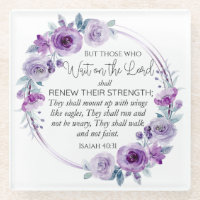 Isaiah 40:31 Those who Wait on the Lord Floral
