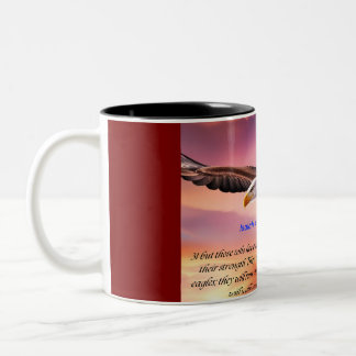 "Isaiah 40:31" Two-Tone Coffee Mug