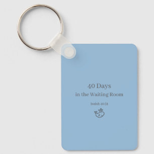 Isaiah 40:31 Waiting Christian  Key Ring