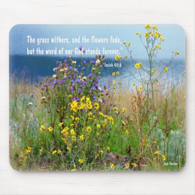 Isaiah 40:8 mouse pad (Front)