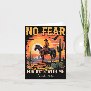 Isaiah 41_10 Cowboy Bible Verse Christian Western Card