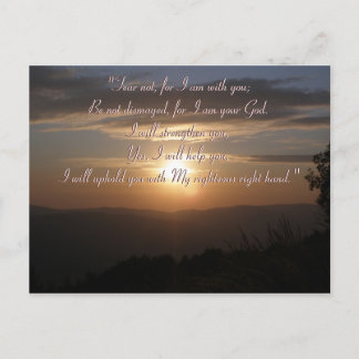 Isaiah 41;10 | Inspirational Unique Gifts Postcard