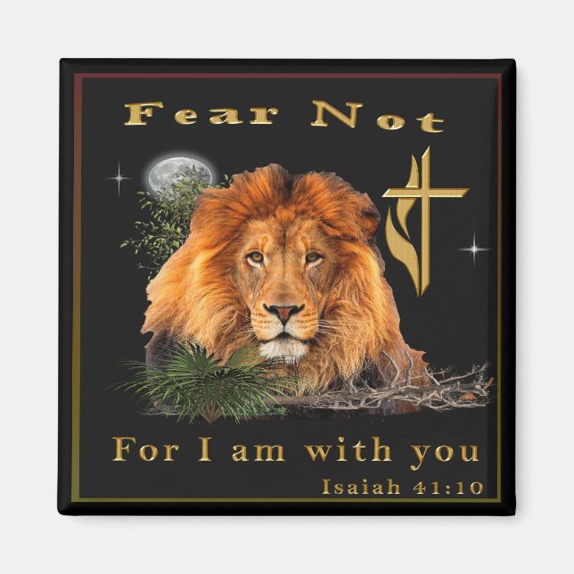 Isaiah 41:10 magnet (Front)