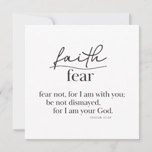 ISAIAH 41:10 - Personalised Note Card