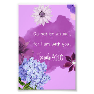 Isaiah 41:10 Photo Enlargement   Jehovah's Witness Print