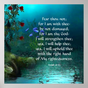 Isaiah 41:10  poster