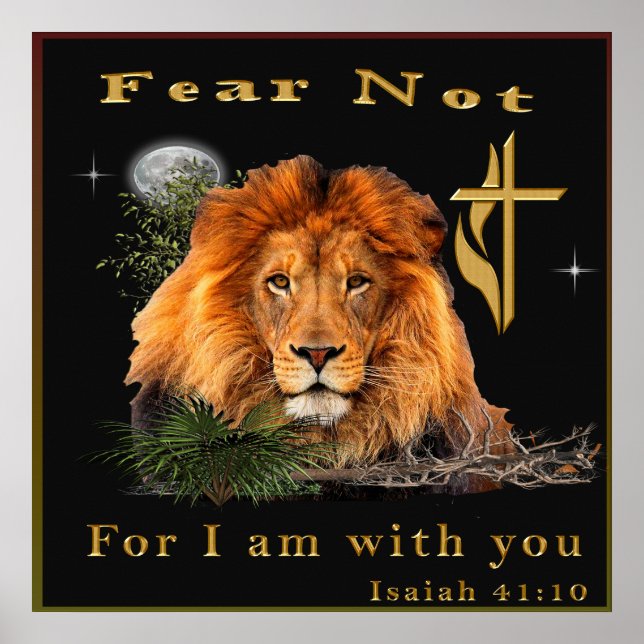Isaiah 41:10 poster (Front)