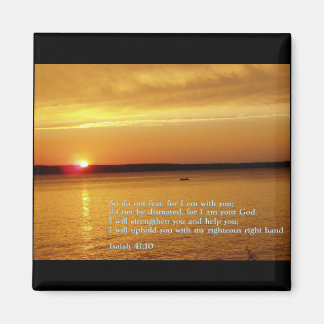 Isaiah 41:10 Sunset Magnet