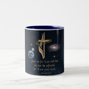 ISAIAH 41:10 Two-Tone COFFEE MUG