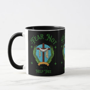 Isaiah 41:13 KJV Bible Verse Two-Tone Mug