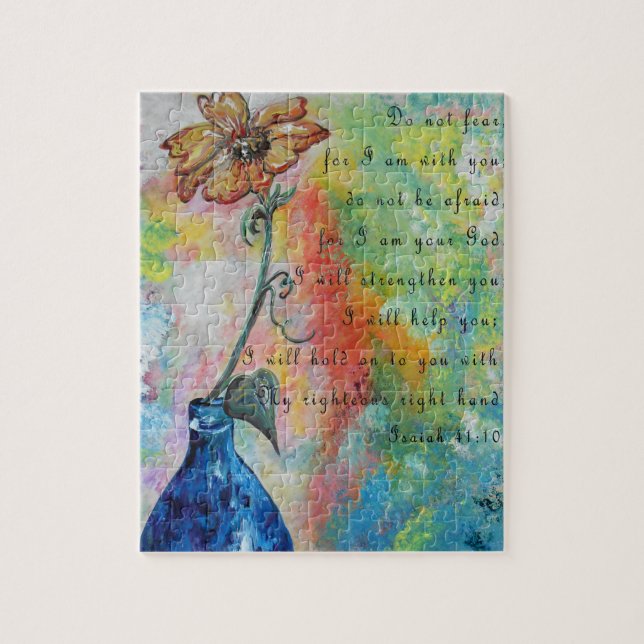 Isaiah 41 jigsaw puzzle (Vertical)