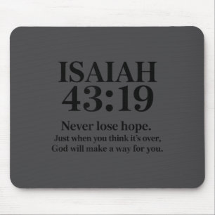 Isaiah 43_19 Bible Verse Christian Saying  Mouse Pad