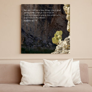 Isaiah 43:19 KJV Wall Art – Scripture Poster