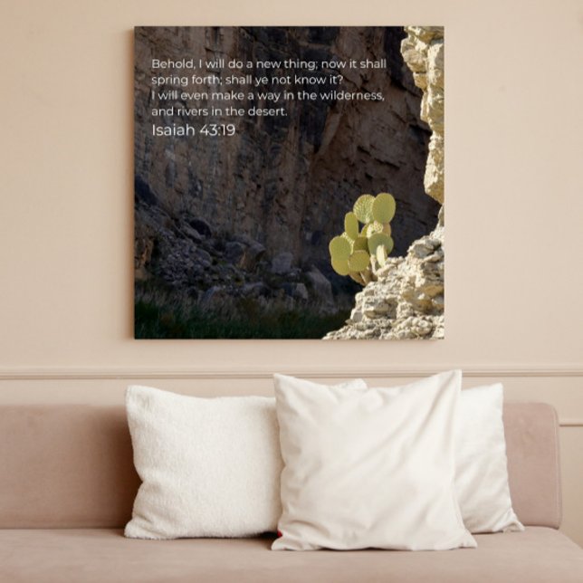 Isaiah 43:19 KJV Wall Art – Scripture Poster (Creator Uploaded)