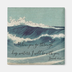 Isaiah 43:2 magnet