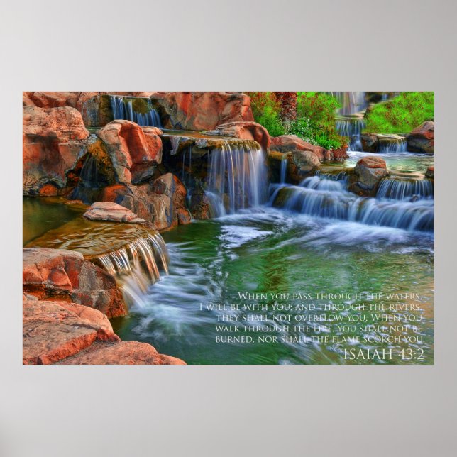 ISAIAH 43:2 Poster (Front)