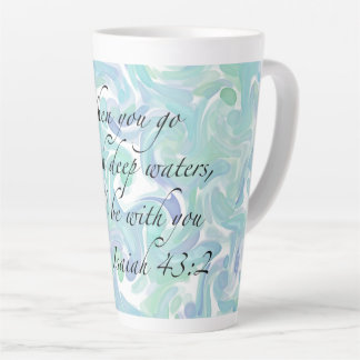 Isaiah 43:2 When you go… Latte Mug
