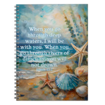 Isaiah 43 Spiral Notebook