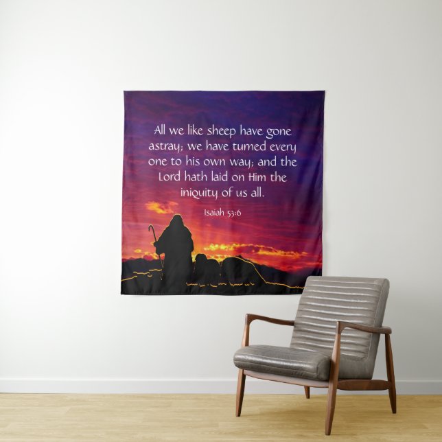 Isaiah 53:6  tapestry (In Situ)