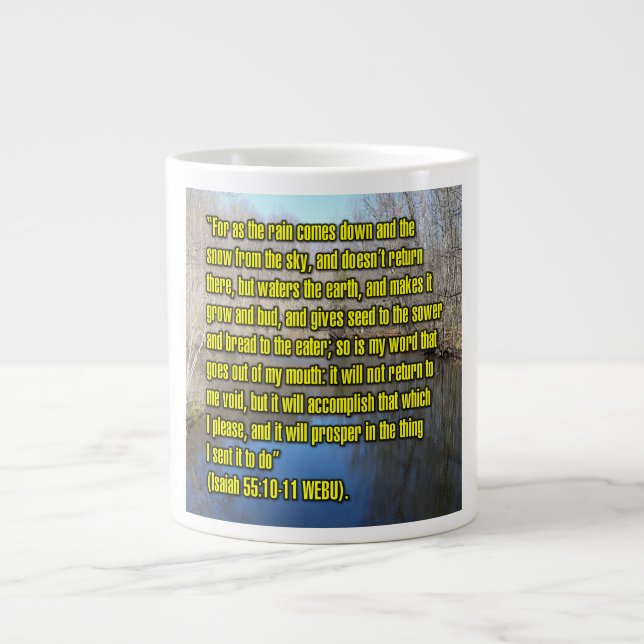Isaiah 55:10-11 WEBU Mug (Front)