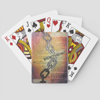 Isaiah 58:5-6 - "Breakthrough" Playing Cards