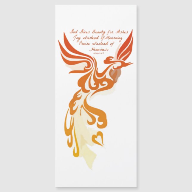 Isaiah 61 Phoenix Magnetic Card (Front)