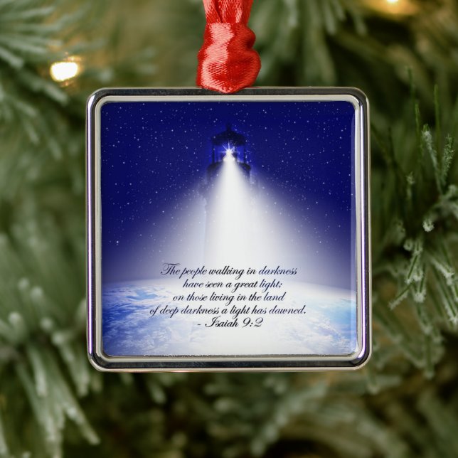 Isaiah 9:2 Christmas Ornament (Tree)